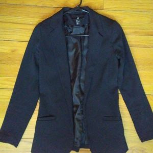 H & M Blazer Black Blazer Size 2